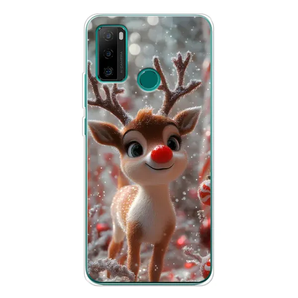 Чехол с принтом «Олень с носом» для Ulefone Note 10P