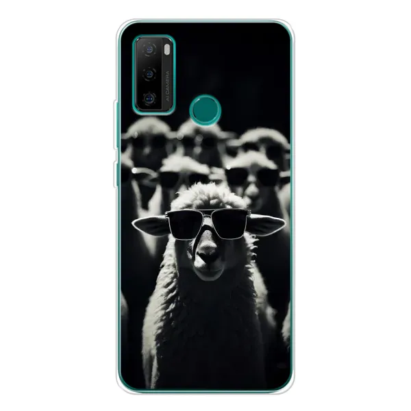 Чехол с принтом «Овечка в очках» для Ulefone Note 10P