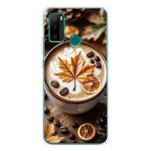Чехол с уникальным дизайном «Осень с кофе» для Ulefone Note 10P (Пряный кофе)