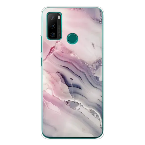 Чехол с принтом «Пурпурный Мрамор» для Ulefone Note 10P