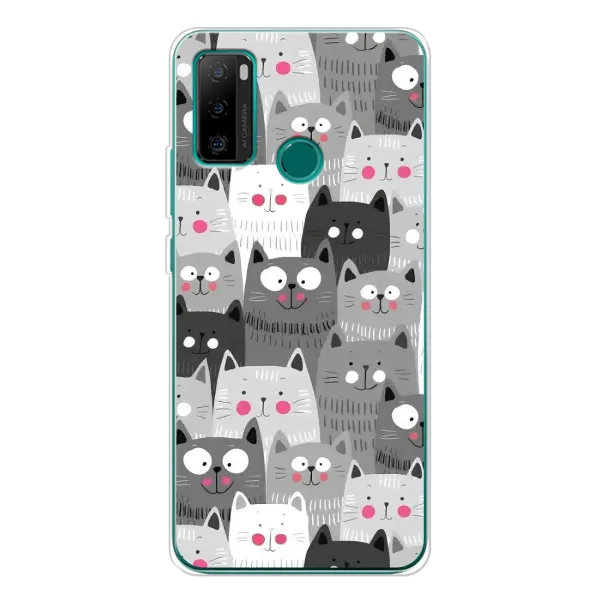 Чехол с принтом «Рисованные котики» для Ulefone Note 10P Чехол с принтом «Рисованные котики» для Ulefone Note 10P