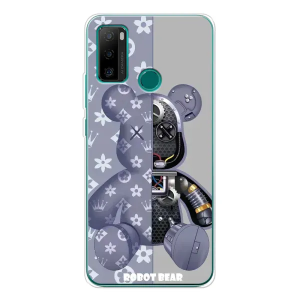 Чехол с принтом «Робот Мишка» для Ulefone Note 10P