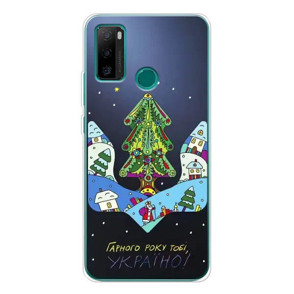 Чехол с принтом «Рождественский герб» для Ulefone Note 10P