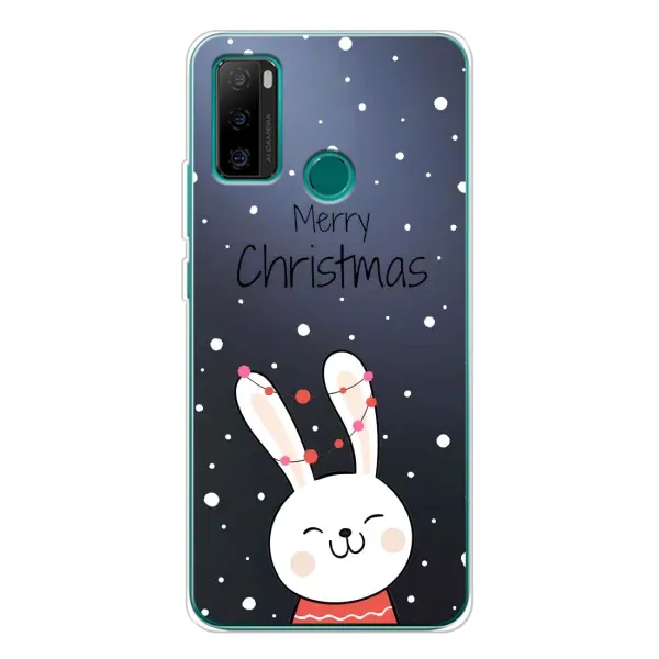 Чехол с принтом «Рождественский заяц» для Ulefone Note 10P