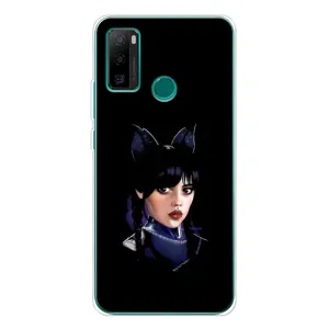 Чехлы Венсдей на Ulefone Note 10P Уэнсдей (AlphaPrint) (серьезная Уэнздей)