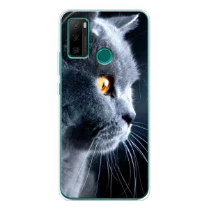 Чехлы с Котиками для Ulefone Note 10P (VPrint) (Серый Кот)