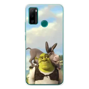 Чехол с мультфильмом Шрек на Ulefone Note 10P (Шрек и Осел)