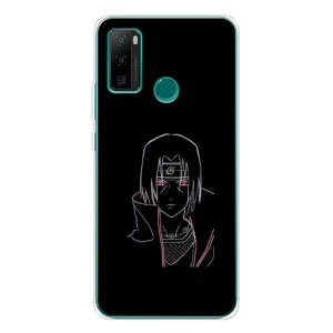 Чехлы на тему: Итачи Учиха для Ulefone Note 10P (AlphaPrint) (силуэт Итачи)
