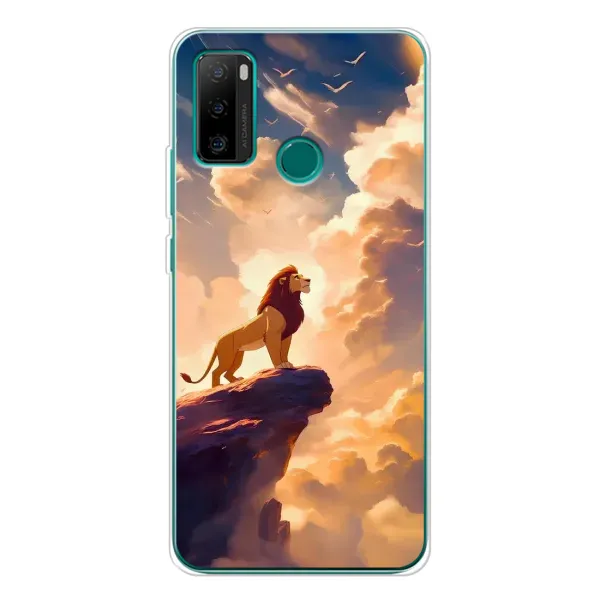 Чехол с принтом «Симба на скале» для Ulefone Note 10P