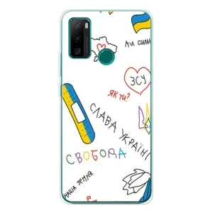 Чехлы Доброго вечора, ми за України для Нот 10П (AlphaPrint) (Стикер)
