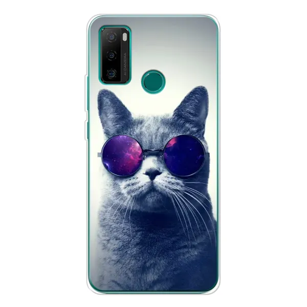 Чохол з принтом «Стильний кіт» для Ulefone Note 10P Чохол з принтом «Стильний кіт» для Ulefone Note 10P