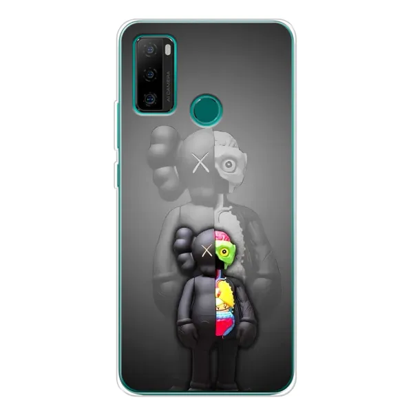 Чехол с принтом «Тело Bearbrick» для Ulefone Note 10P