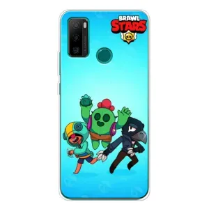 Чехлы Brawl Stars для Ulefone Note 10P (AlphaPrint) (Трио героев)