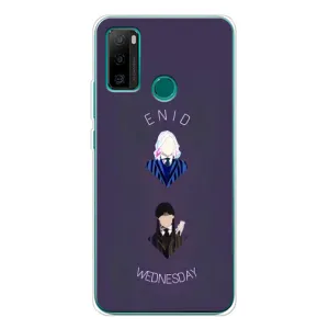 Чехлы Венсдей на Ulefone Note 10P Уэнсдей (AlphaPrint) (Уэнздей и подруга)
