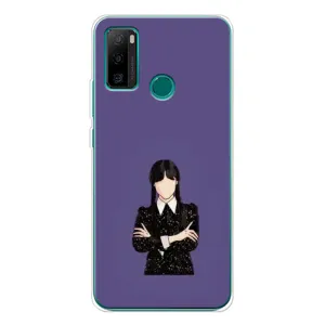 Чехлы Венсдей на Ulefone Note 10P Уэнсдей (AlphaPrint) (Уэнздей в черном)
