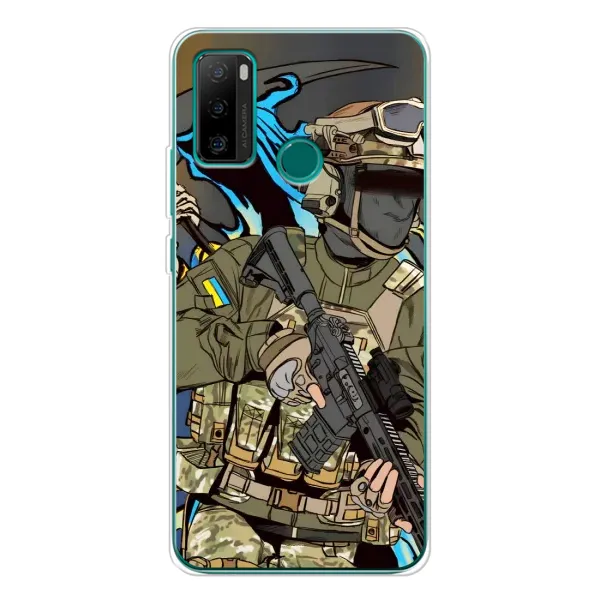 Чохол з принтом «Воїн ЗСУ» для Ulefone Note 10P Чохол з принтом «Воїн ЗСУ» для Ulefone Note 10P