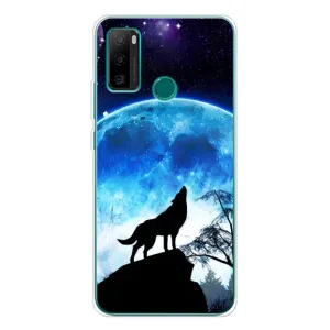 Защитные чехлы для Нот 10П (AlphaPrint) (ХИТ продаж) ВОЛК (Волк на луну)