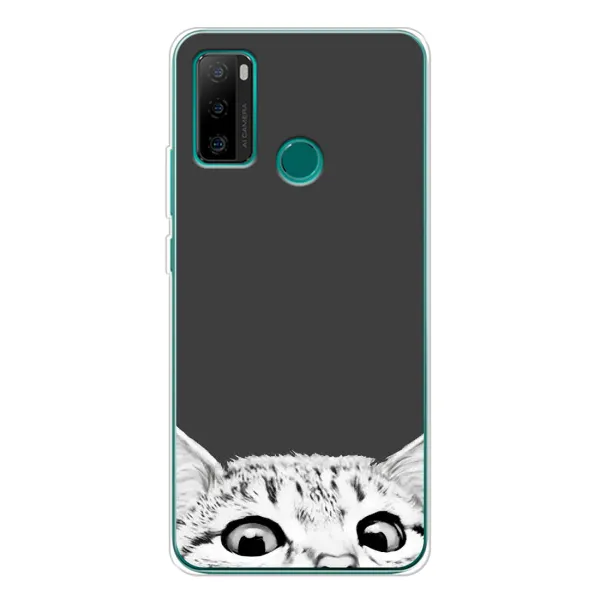 Чохол з принтом «Виглядає котик» для Ulefone Note 10P Чохол з принтом «Виглядає котик» для Ulefone Note 10P