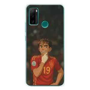 Чехол с футболистом Ламин Ямаль Ulefone Note 10P (Ямаль аниме)