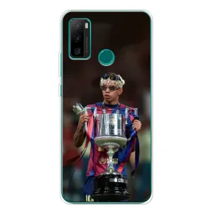 Чехол с футболистом Ламин Ямаль Ulefone Note 10P (Ямаль с кубком)