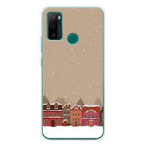 Новогодние, Праздничные Чехлы для Ulefone Note 10P - 2024 год (Зимний город)