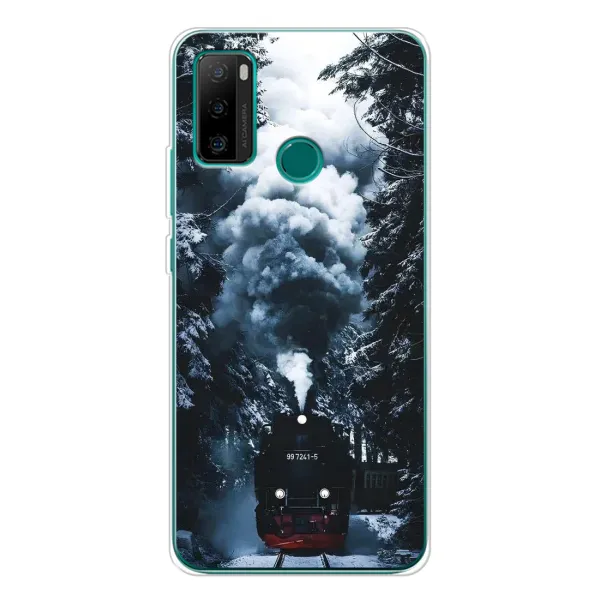 Чохол з принтом «Зимовий потяг» для Ulefone Note 10P