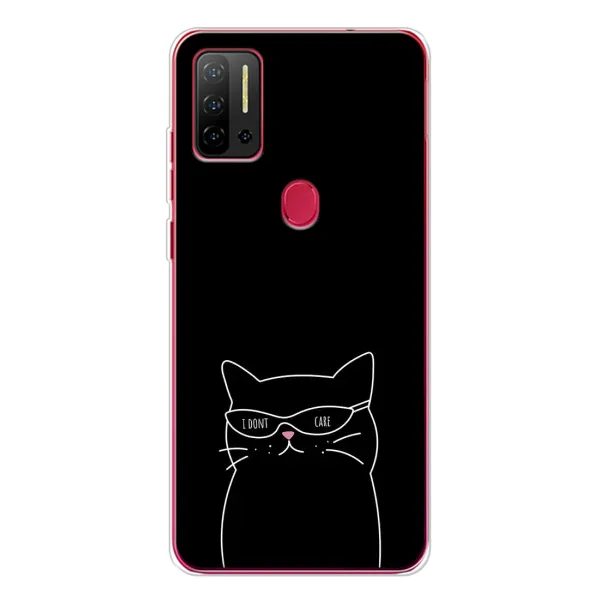 Чохол з принтом «Байдужий кіт» для Ulefone Note 11P