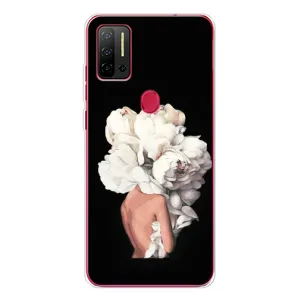 Чехлы (ART) Цветы на Ulefone Note 11P (VPrint) (Білі квіти)