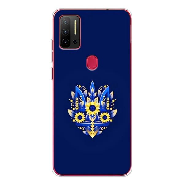 Чехол с принтом «Цветочный Герб» для Ulefone Note 11P