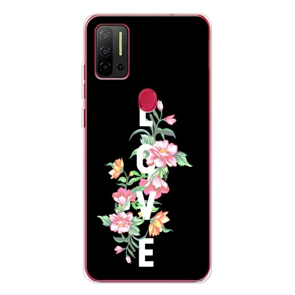Чохол з принтом «Квіти LOVE» для Ulefone Note 11P