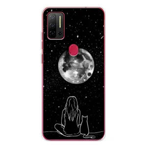 Чохол з малюнком кіт на Ulefone Note 11P (Дівчина з котом)