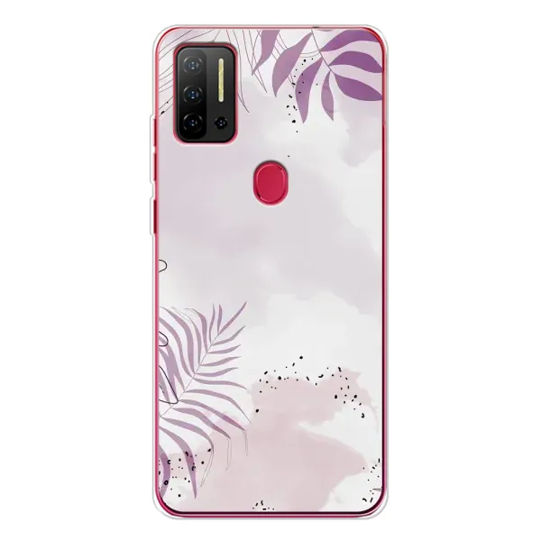 Чехол с принтом «Фиолетовые листья» для Ulefone Note 11P