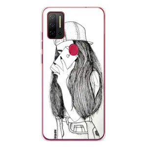 Чехол с печатью для Ulefone Note 11P - (Мода) (AlphaPrint) (Фото девочки)