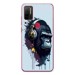 Чохол з Мавпами Ulefone Note 11P - (AlphaPrint) (Горила в навушниках)