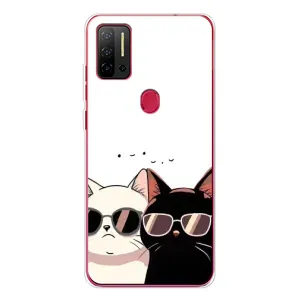 Чохол з малюнком кіт на Ulefone Note 11P (Коти в окулярах)