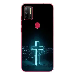 Християнські Чохли для Ulefone Note 11P (AlphaPrint) (Хрест і місто)