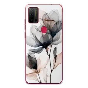 Чехол с принтом «Цветы на белом» для Ulefone Note 11P