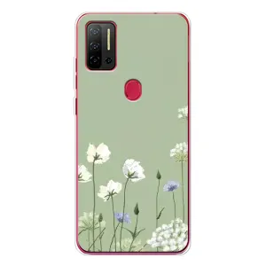 Чехол с принтом «Цветы на зеленом» для Ulefone Note 11P
