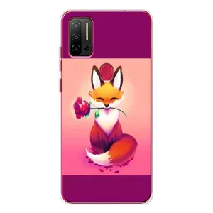 Чохли з картинкою Лисичка для Ulefone Note 11P (VPrint) (Лиса з трояндою)