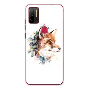 Чохли з картинкою Лисичка для Ulefone Note 11P (VPrint) (Лиса в квітах)