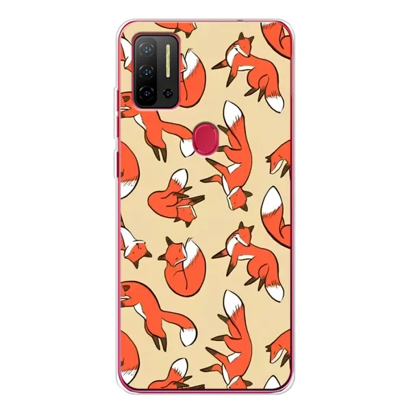 Чохол з принтом «Лисички» для Ulefone Note 11P Чохол з принтом «Лисички» для Ulefone Note 11P