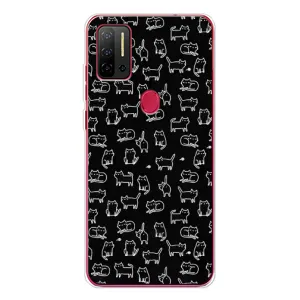 Чохол з принтом для Ulefone Note 11P (AlphaPrint) Модні коти (Маленькі котики)