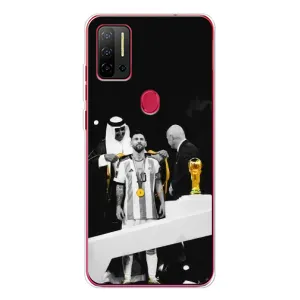 Чохли для Ulefone Note 11P (Leo чемпіон) (AlphaPrint) (Мессі коронований)