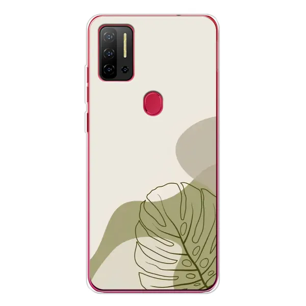 Чехол с принтом «Зеленая монстера дизайн» для Ulefone Note 11P Чехол с принтом «Зеленая монстера дизайн» для Ulefone Note 11P