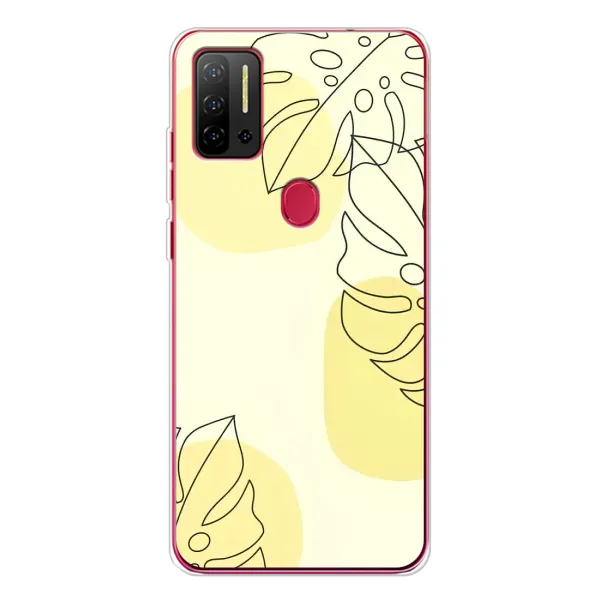 Чехол с принтом «Желтая монстера арт» для Ulefone Note 11P Чехол с принтом «Желтая монстера арт» для Ulefone Note 11P