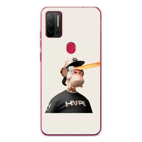 Чохол з принтом «мавпа NFT в окулярах» для Ulefone Note 11P