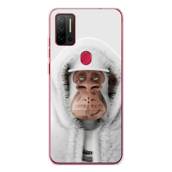 Чохол з принтом «мавпа NFT в тату» для Ulefone Note 11P
