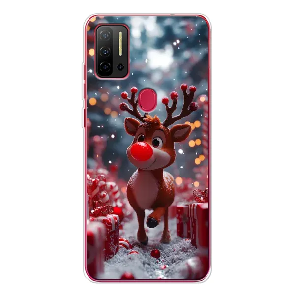 Чехол с принтом «Олень среди подарков» для Ulefone Note 11P