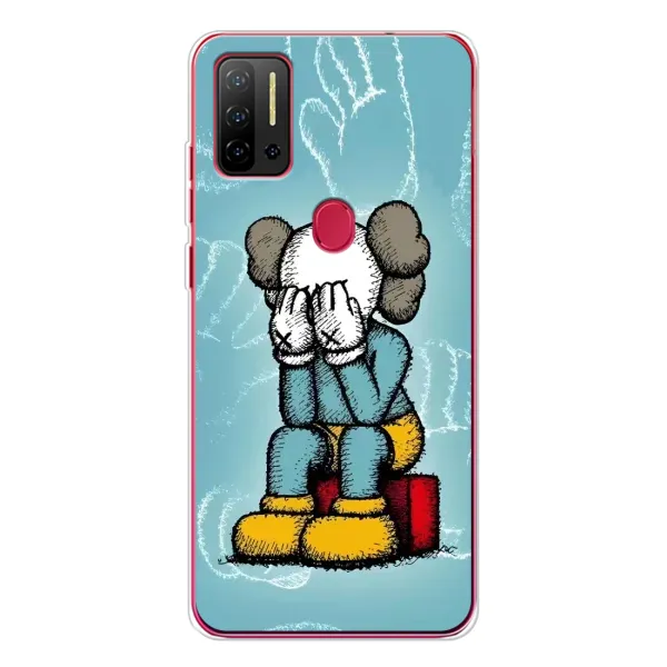 Чохол з принтом «Плач Bearbrick» для Ulefone Note 11P