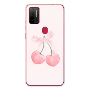 Чохол з розовим принтом для Ulefone Note 11P (Рожеві вишні)